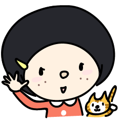 まるこいちゃんとたびこちゃん えいご Lineスタンプ Yantoto